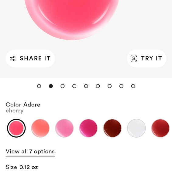 NIB BARE MINERALS NOURISHING LIP OIL ADORE - Picture 3 of 16